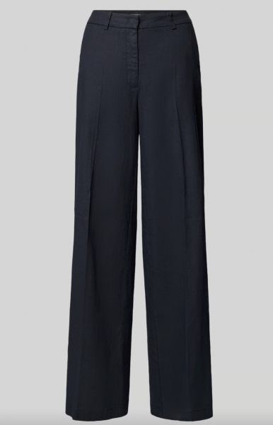 CAMBIO Leinenhose Mira in dunkelblau
