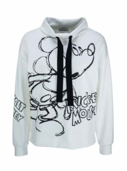 PRINCESS GOES HOLLYWOOD Hoodie Mickey Mouse creme